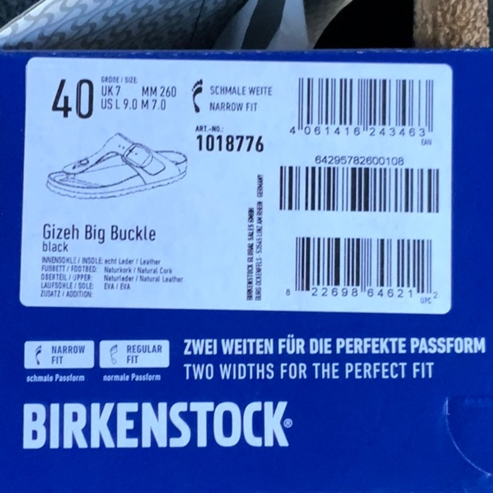 ⏳expiring item⏳New Birkenstock Gizeh Big Buckle sandal- EU40 (narrow/medium fit) - Picture 13 of 15